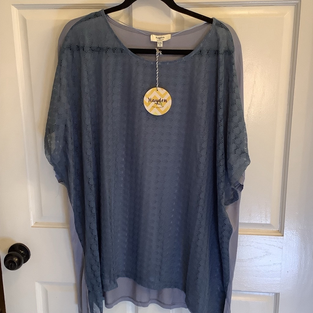 Women's Hayden Blouse, XL/XXL, Blue